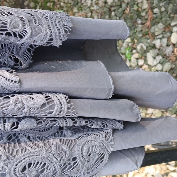 Denim Vest with Lace Dress Size XL - Picture 3 of 16